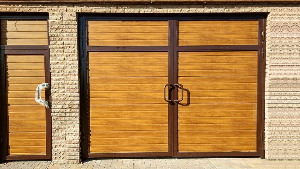 Купить гаражные распашные ворота 2.0×1.8 м, без привода, с монтажом - Белебей
